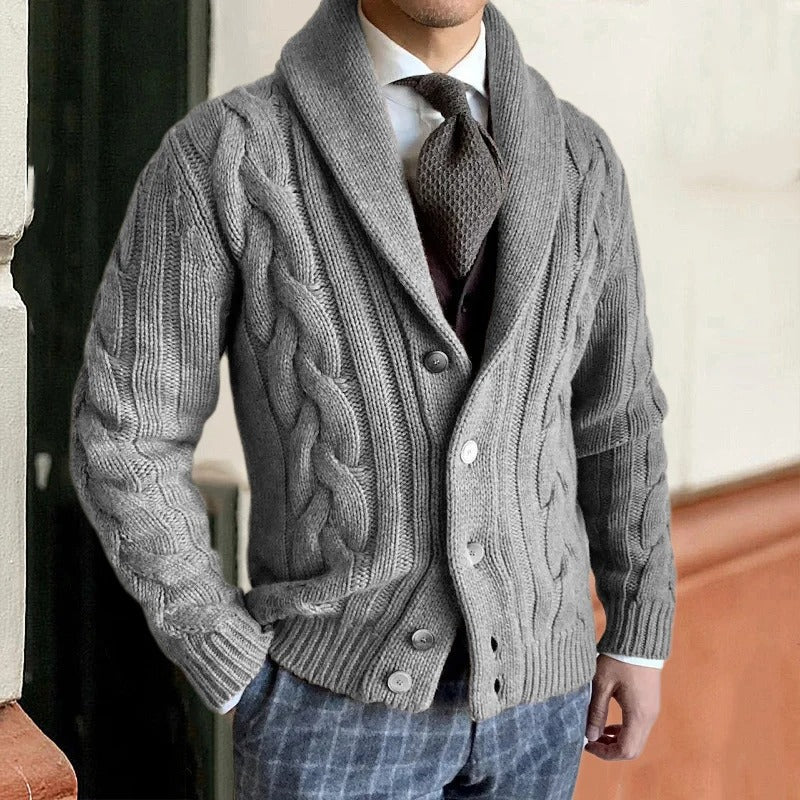 Louis | Cardigan homme tricot boutonné