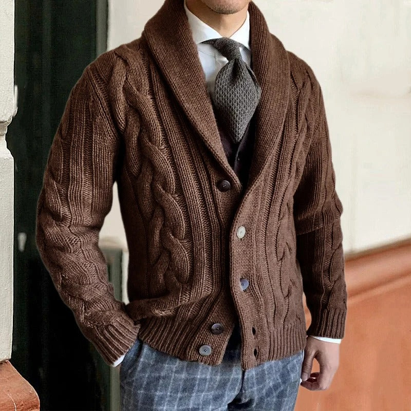 Louis | Cardigan homme tricot boutonné