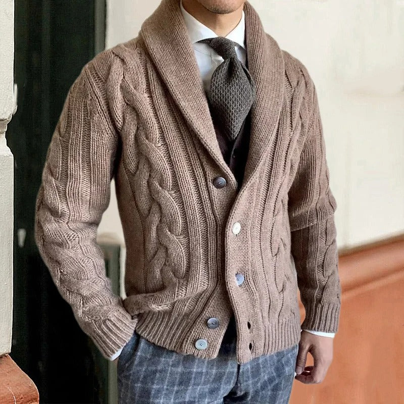 Louis | Cardigan homme tricot boutonné