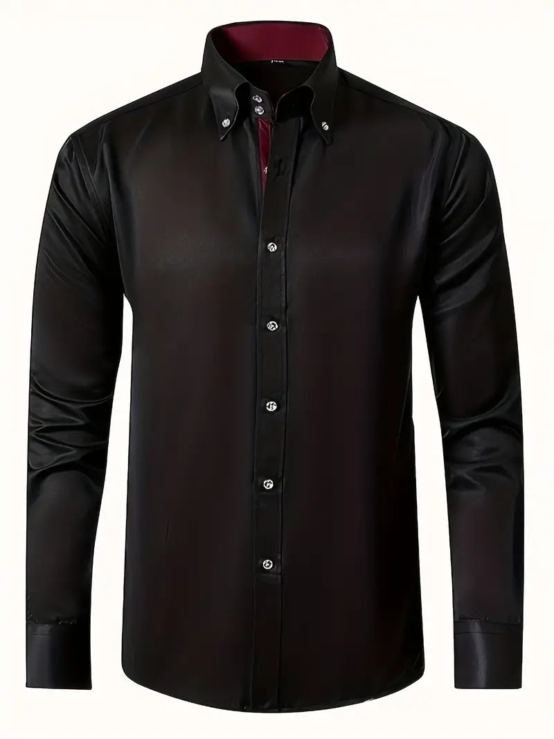 Chemise Élégante à Manches Longues