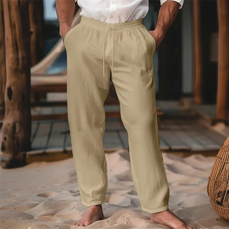 Damien | Pantalon d'été en lin pour homme