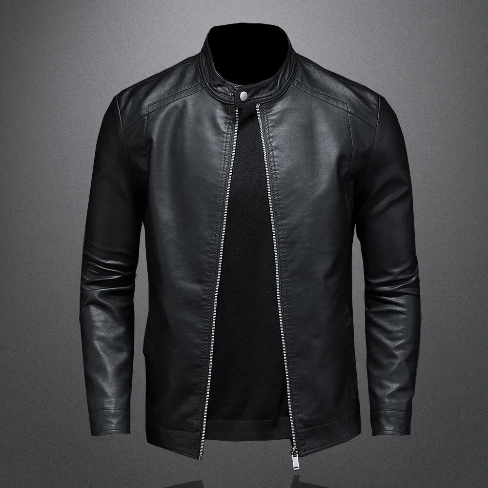 Armin - Veste en Cuir Classique pour Hommes