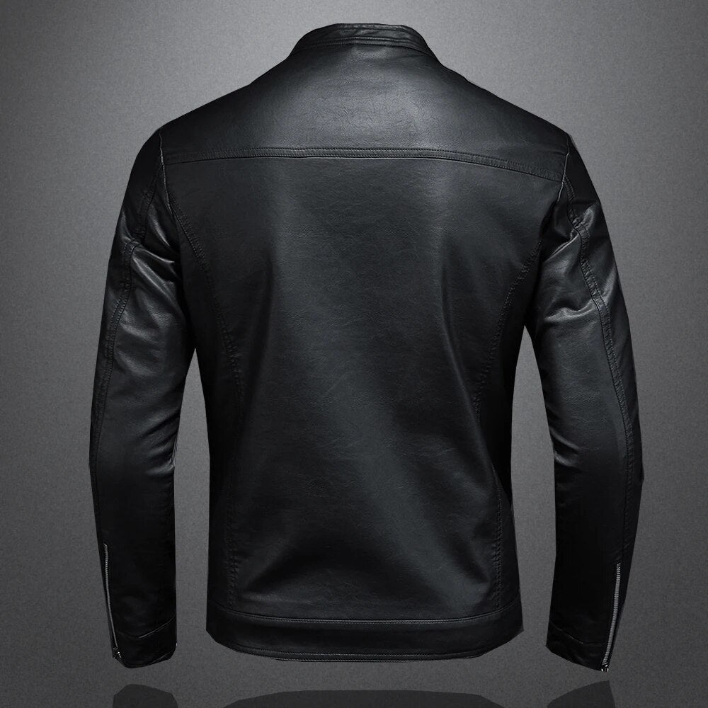 Armin - Veste en Cuir Classique pour Hommes