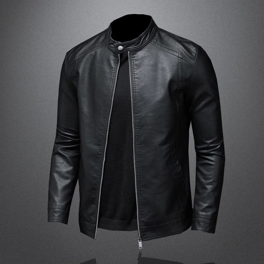 Armin - Veste en Cuir Classique pour Hommes
