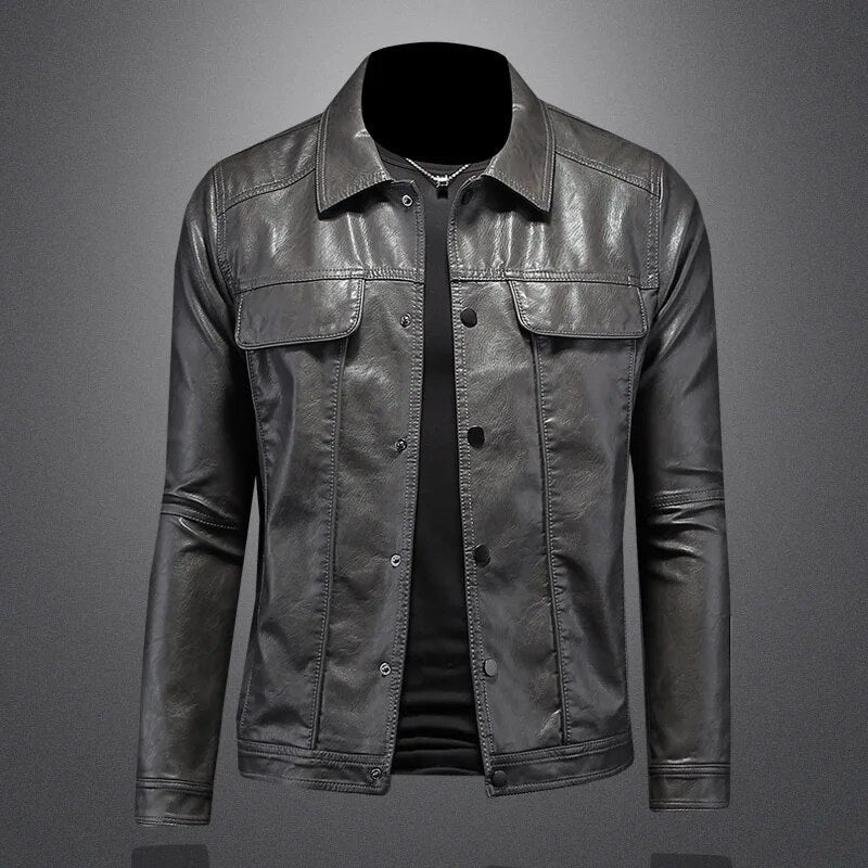 Alois - Veste en Cuir pour Hommes