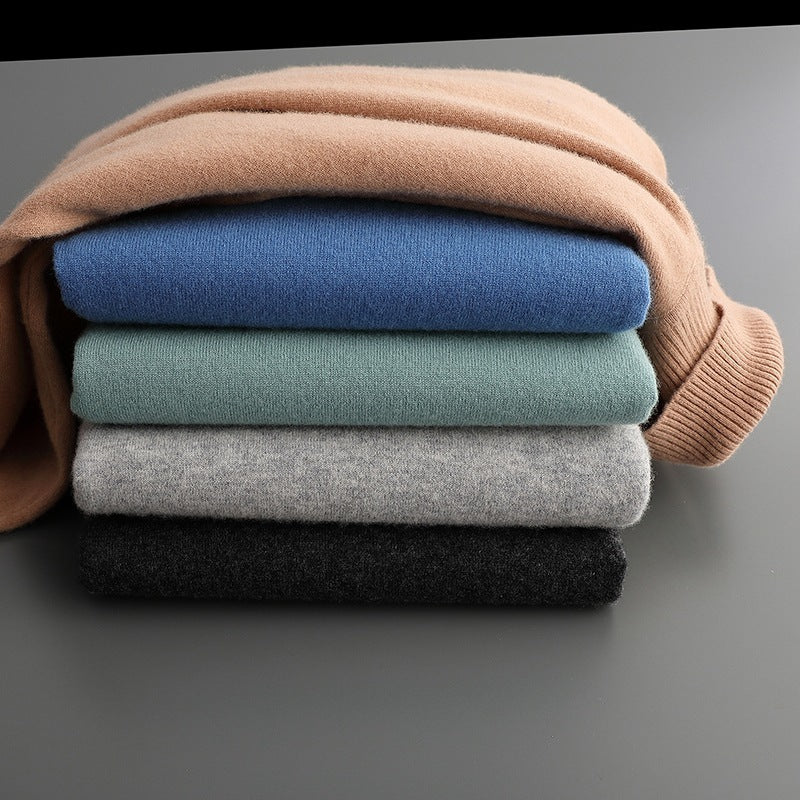 Pull Col Montant en Merino à la Mode
