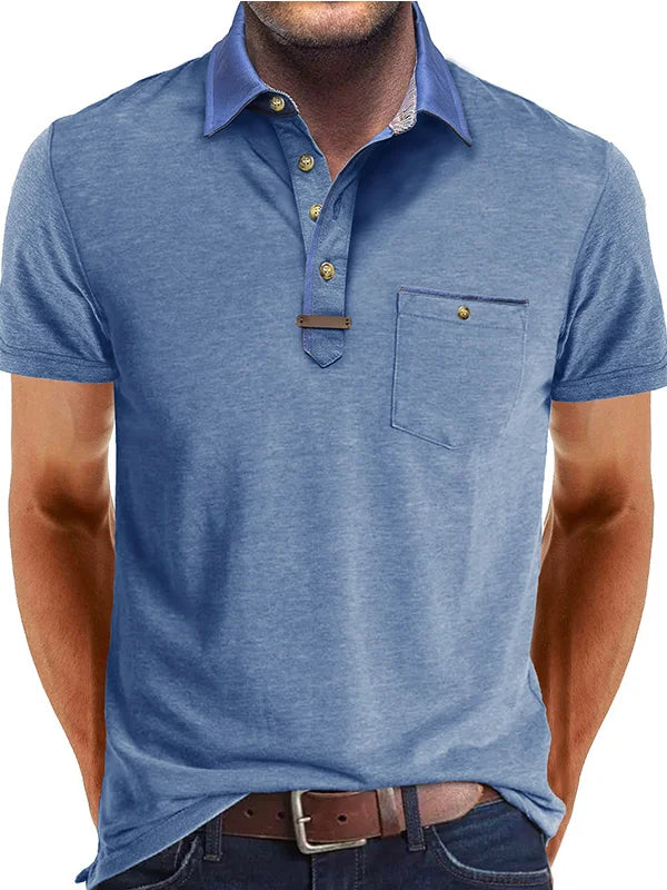 Polo Homme Élégant Légère Été