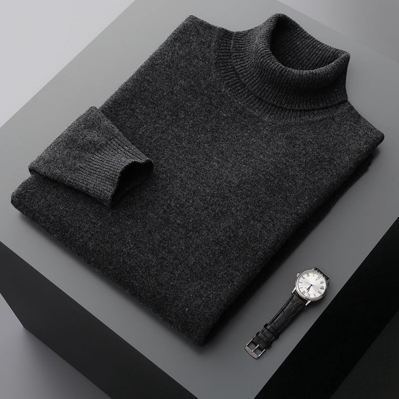 Pull Col Montant en Merino à la Mode