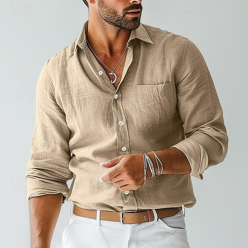 Chemise Légère en Lin d'Été