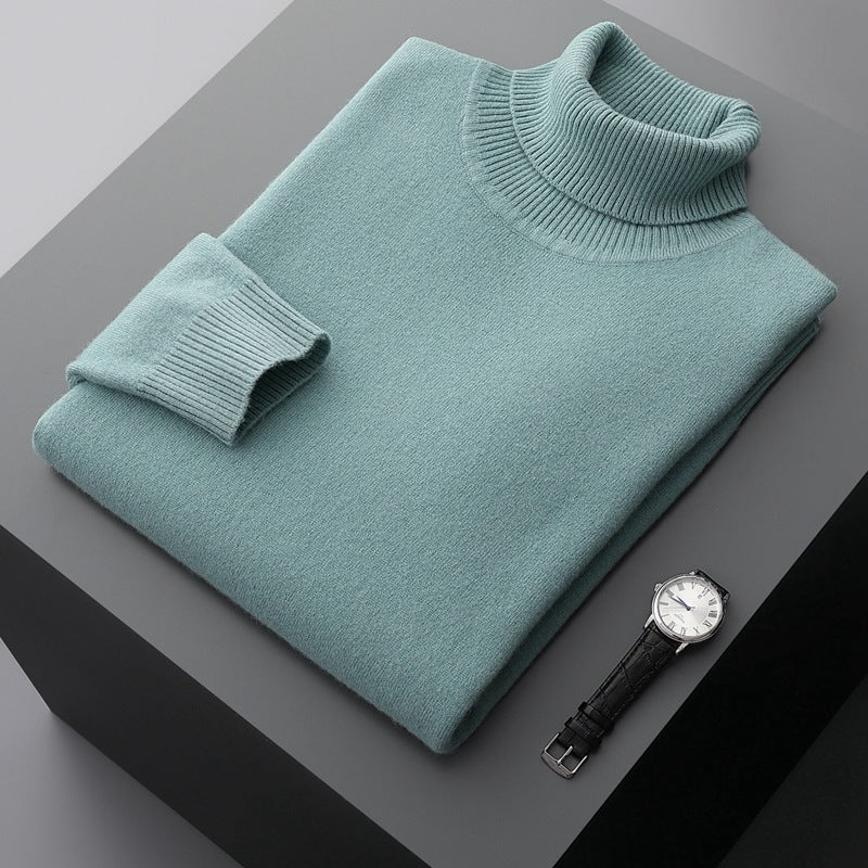 Pull Col Montant en Merino à la Mode