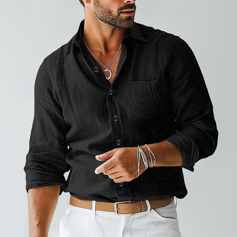 Chemise Légère en Lin d'Été