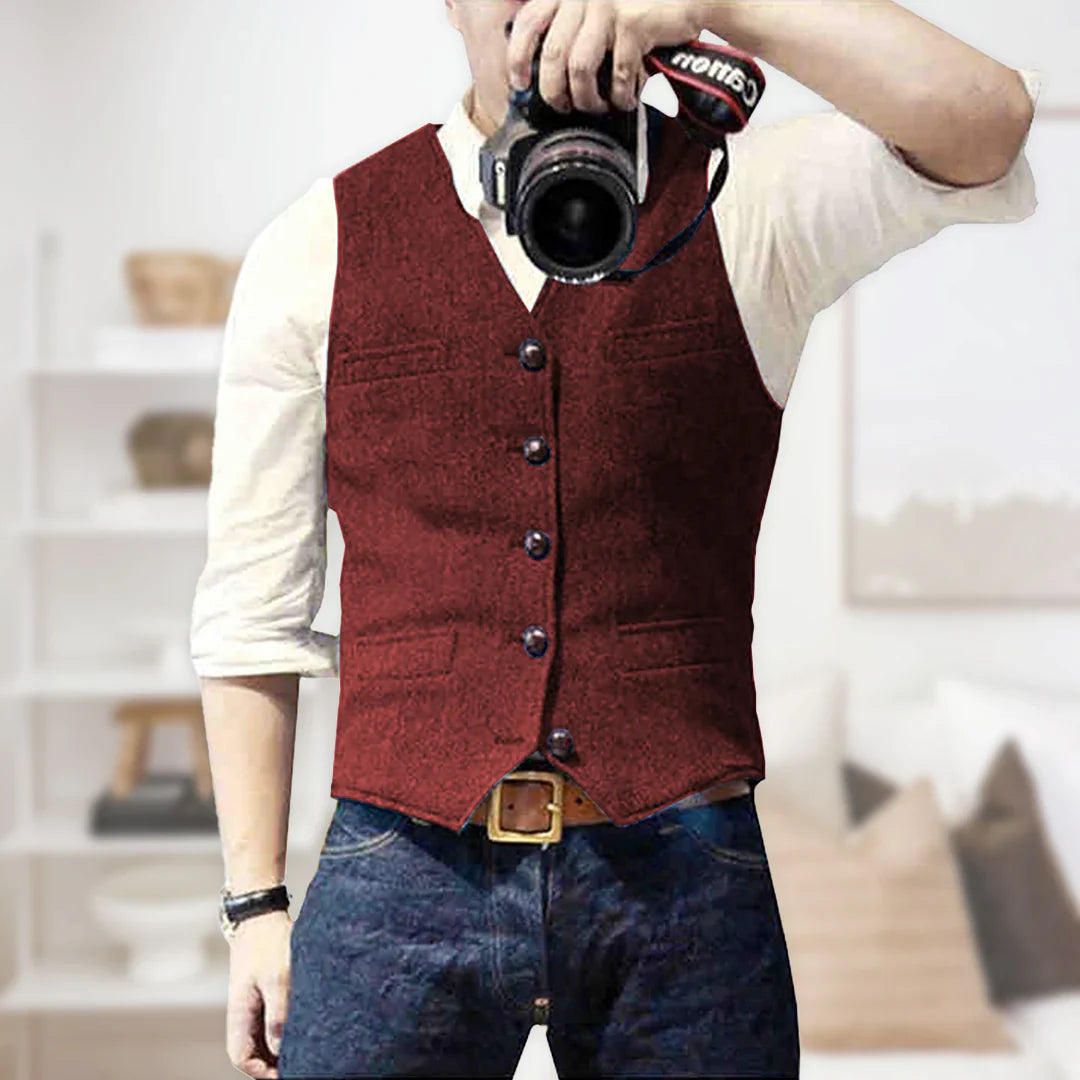 Rayan | Pull sans manches vintage pour homme