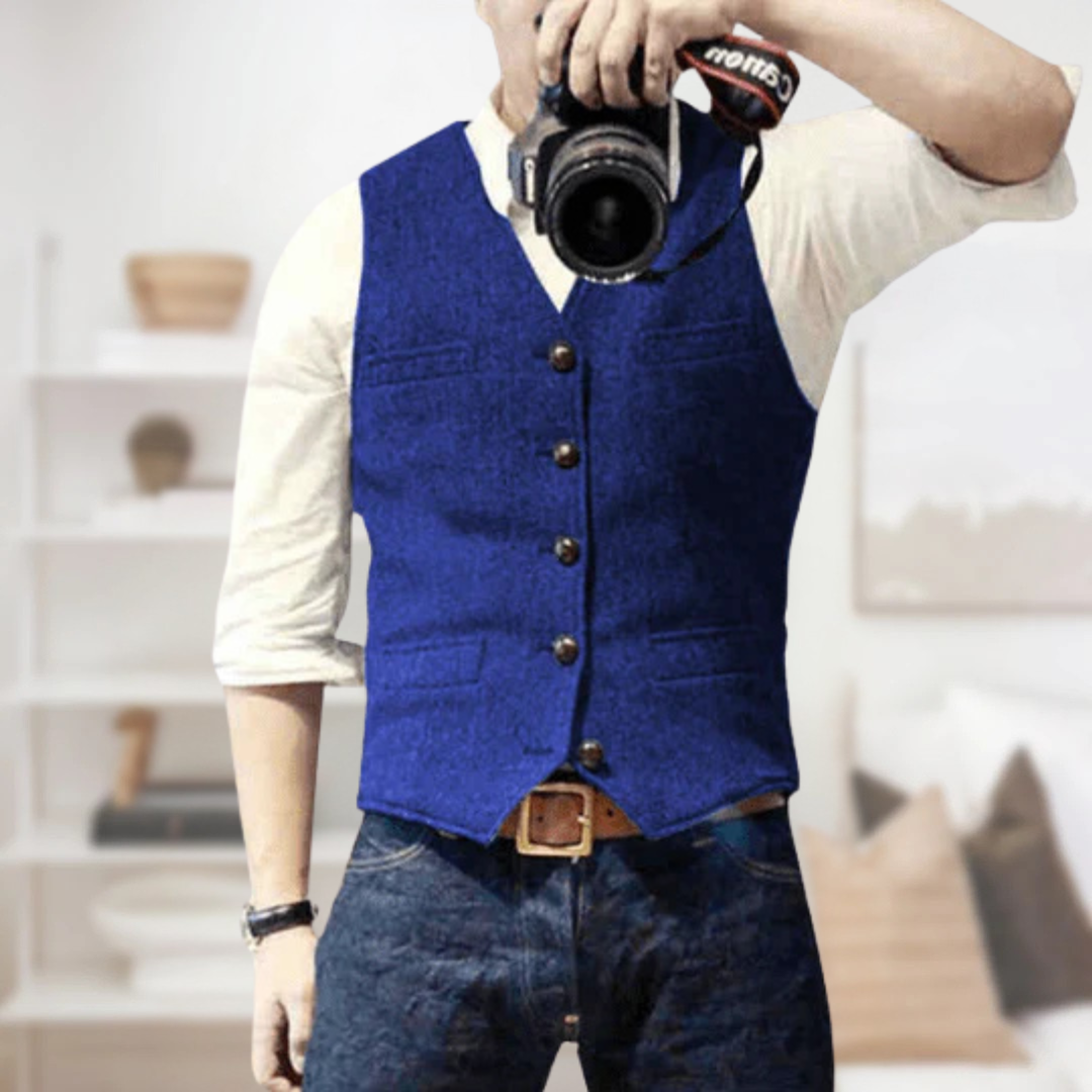 Rayan | Pull sans manches vintage pour homme