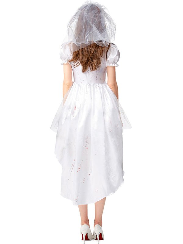 Costume de mariée sanglante pour Halloween
