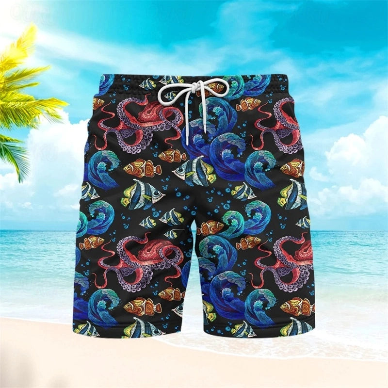 Short de bain imprimé homme été plage