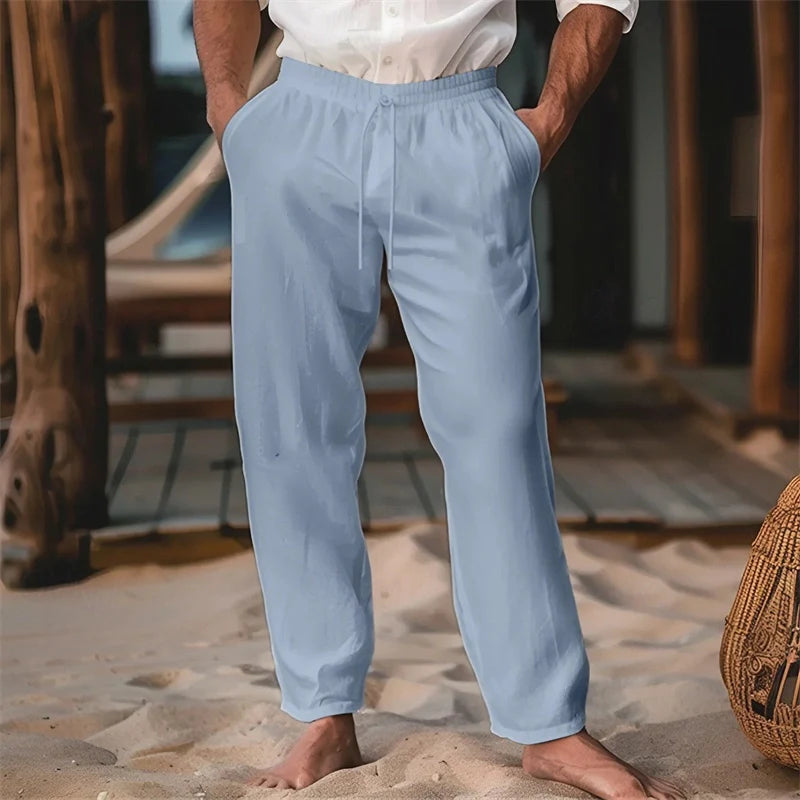Damien | Pantalon d'été en lin pour homme