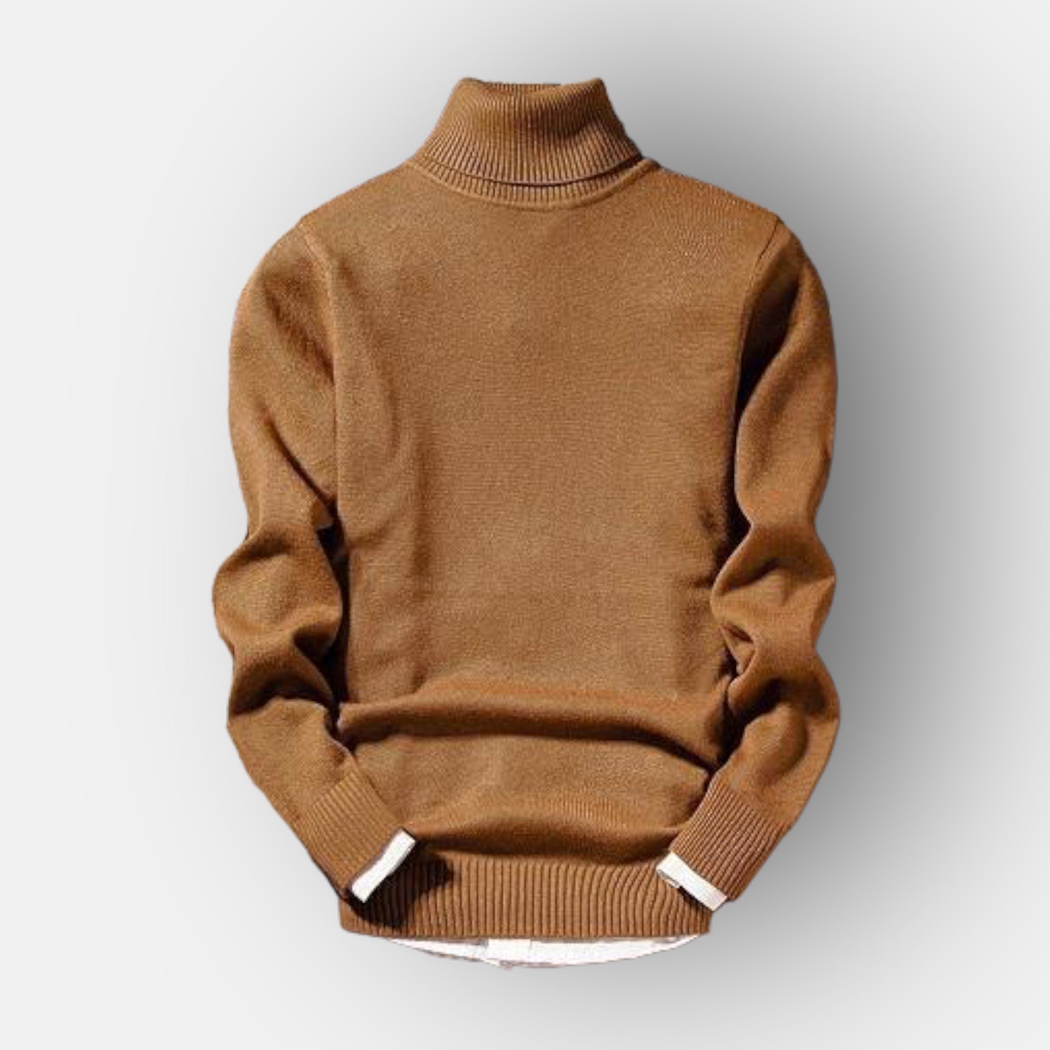 Anthony - Pull à Col Roulé Chaud pour Homme