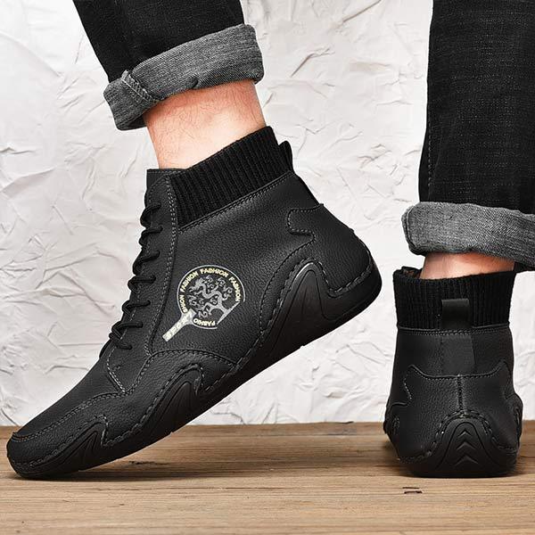 Roy - Baskets en Cuir Vintage pour Hommes