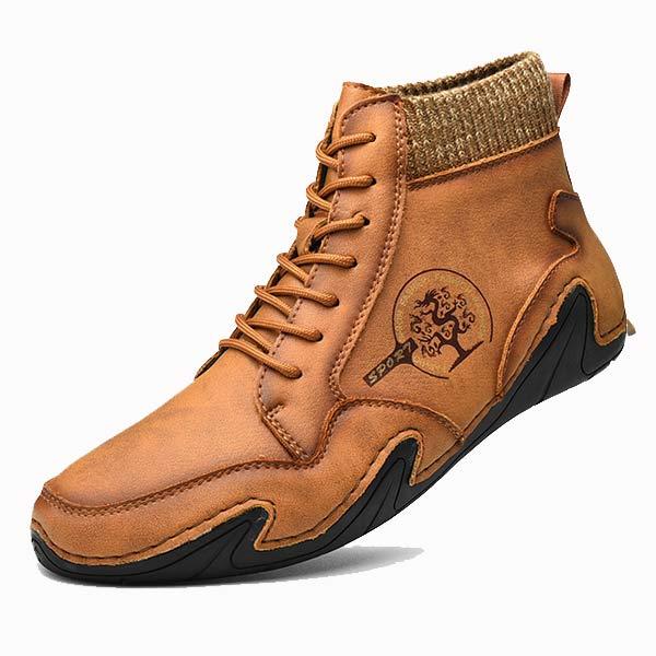 Roy - Baskets en Cuir Vintage pour Hommes