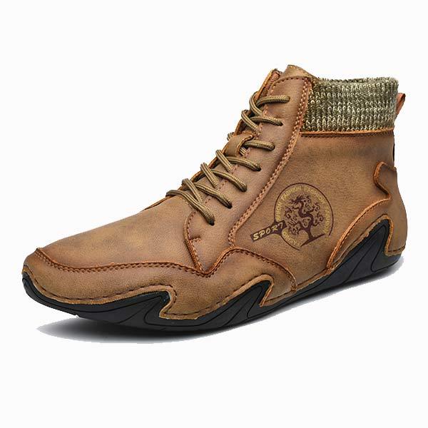 Roy - Baskets en Cuir Vintage pour Hommes