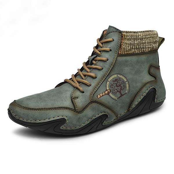 Roy - Baskets en Cuir Vintage pour Hommes