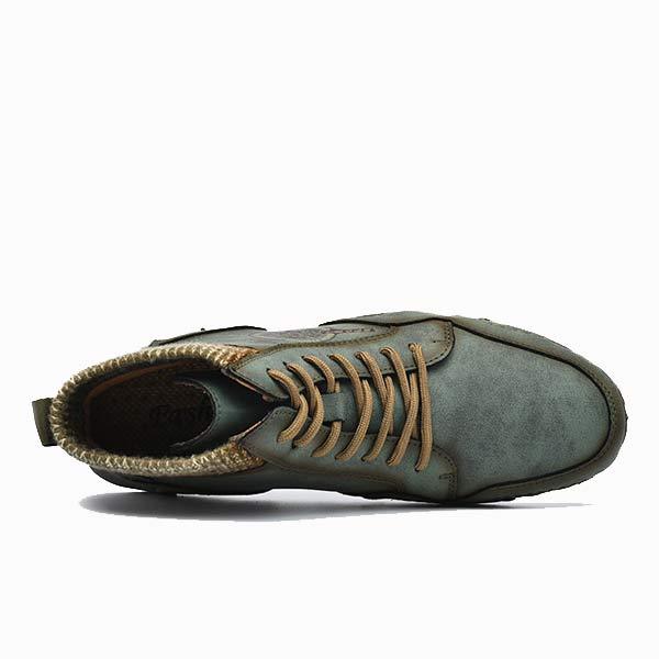 Roy - Baskets en Cuir Vintage pour Hommes