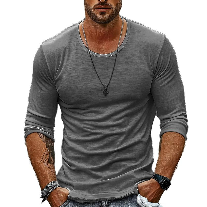 Théo - T-shirt Homme à Manches Longues