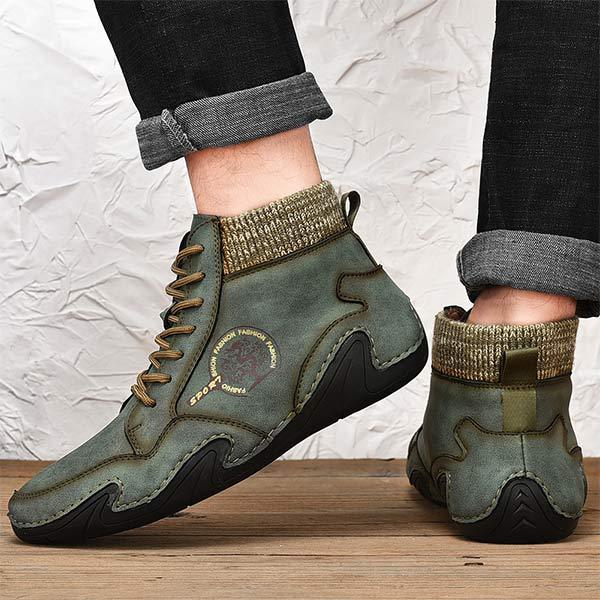 Roy - Baskets en Cuir Vintage pour Hommes