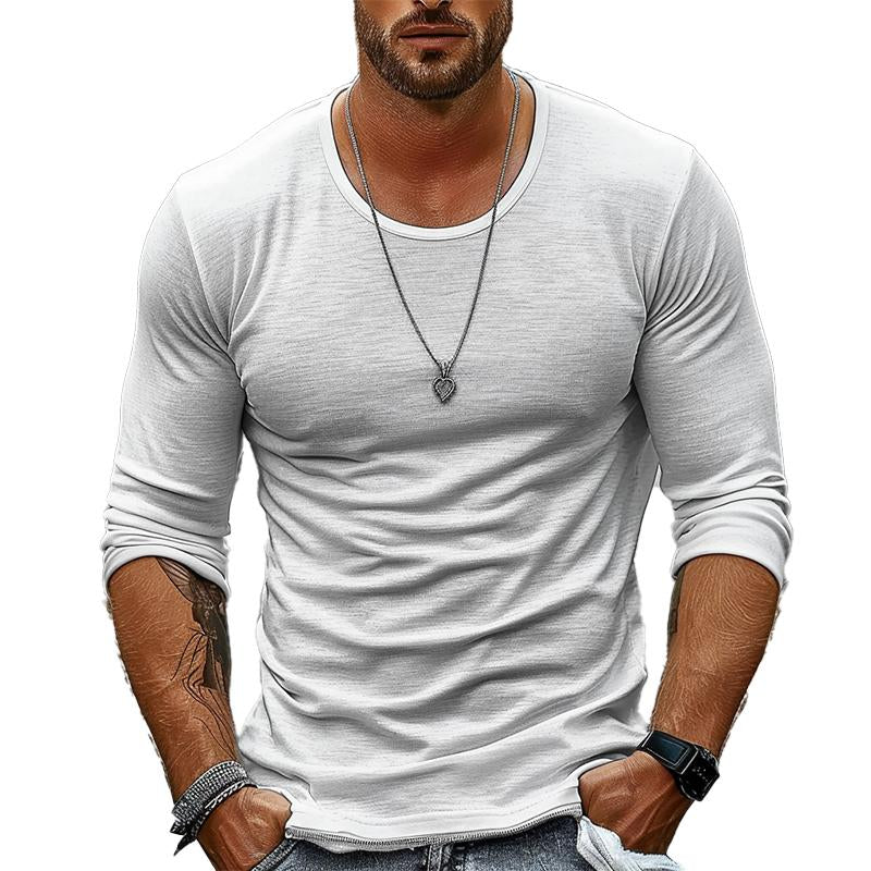 Théo - T-shirt Homme à Manches Longues