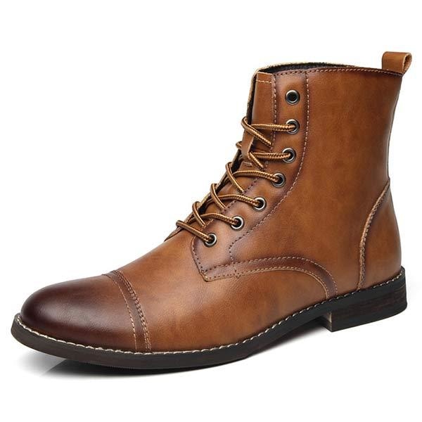 Edward - Bottines En Cuir Vintage