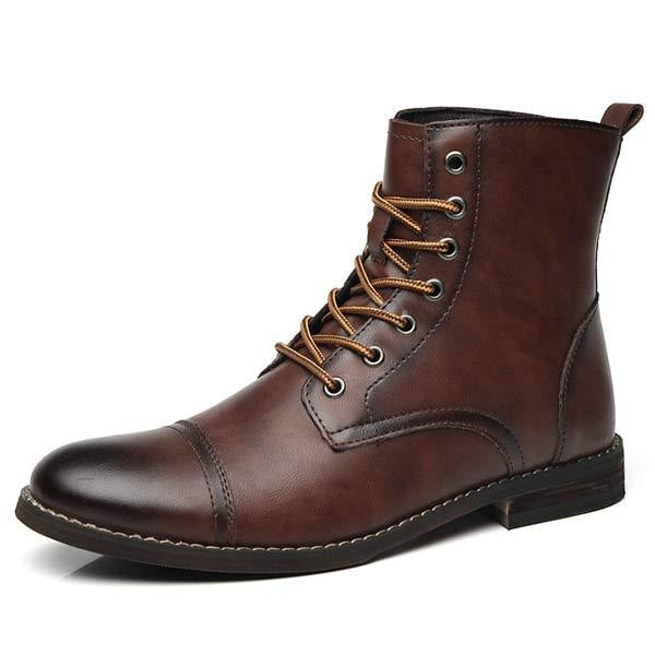 Edward - Bottines En Cuir Vintage