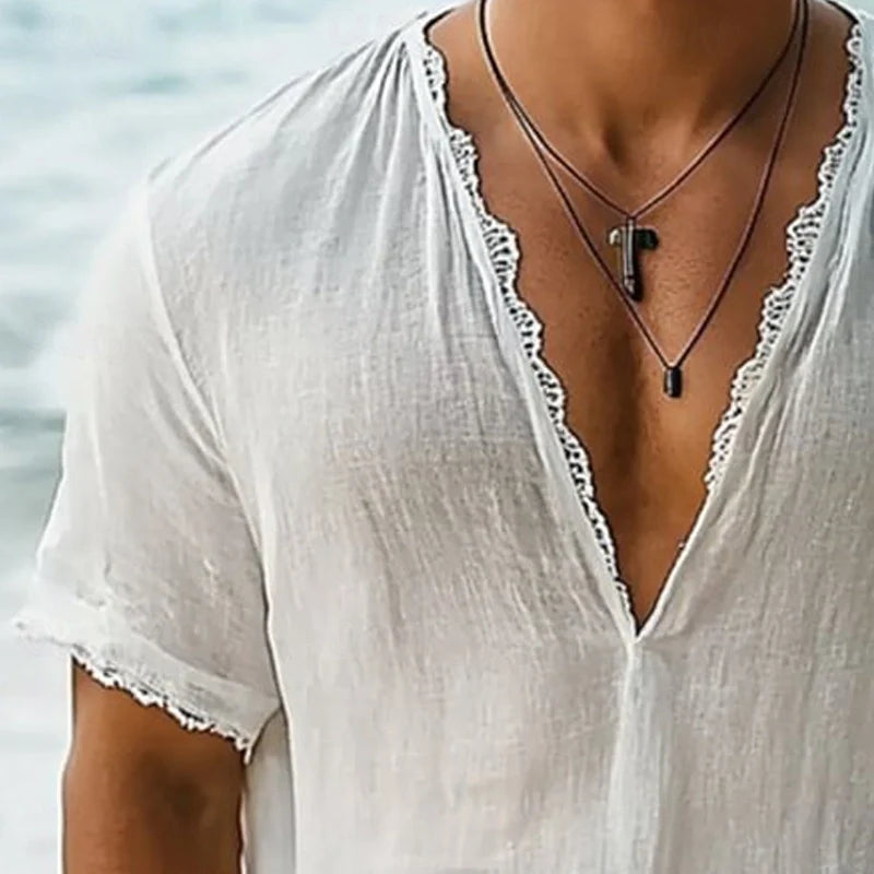 Ilian | Chemise d'été bohème pour homme