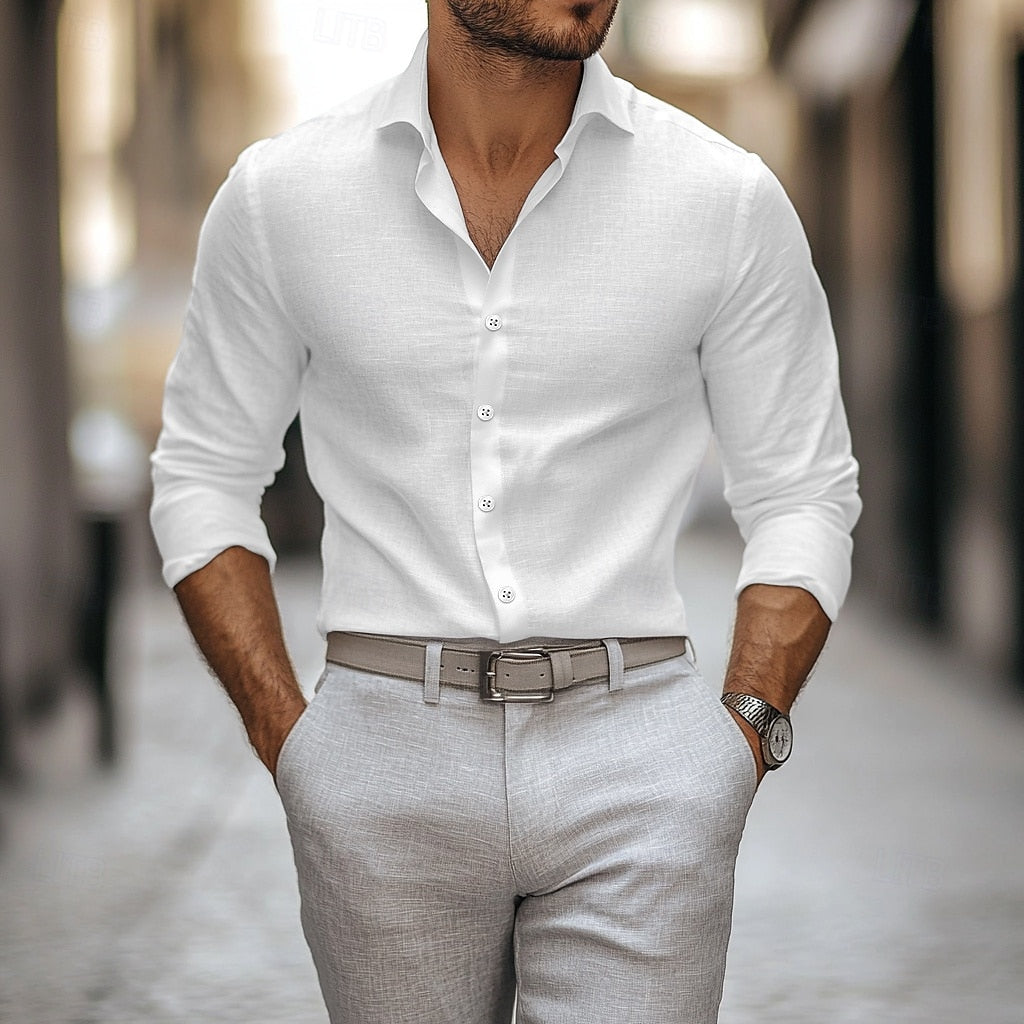 Léo | Chemise en lin d’été