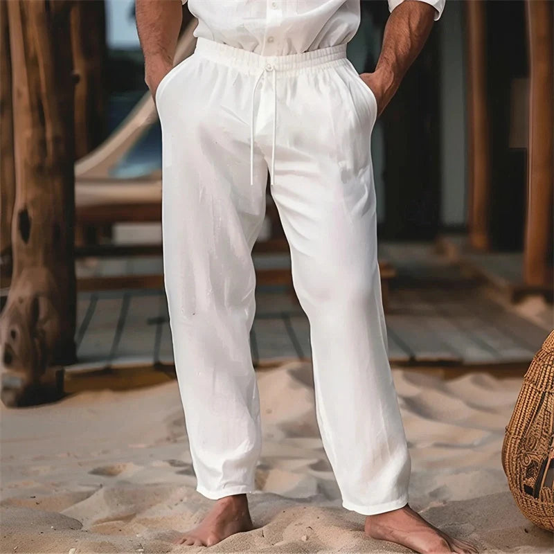 Damien | Pantalon d'été en lin pour homme