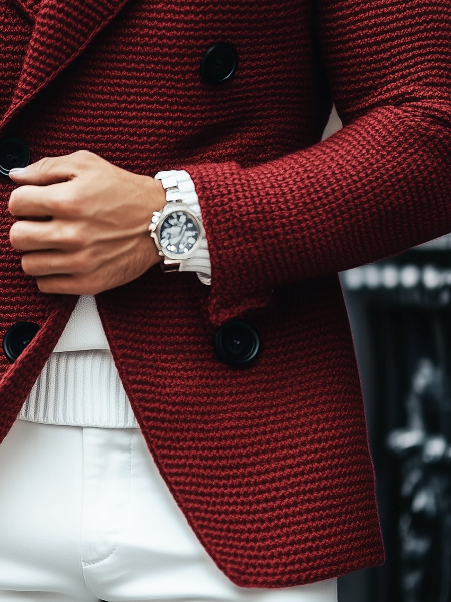 Veste Décontractée Vintage