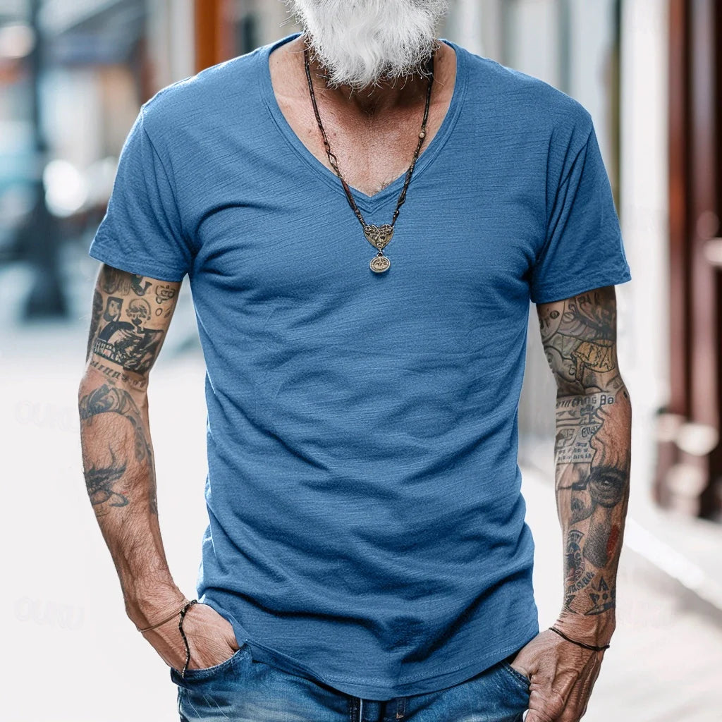 David | T-shirt élégant pour homme été