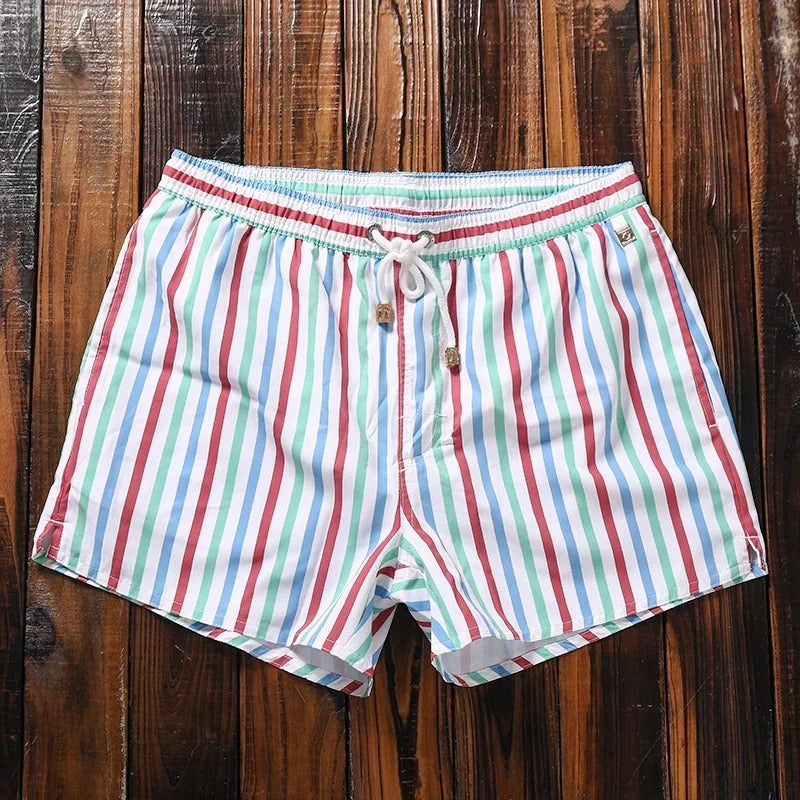 Shorts de bain pour hommes à rayures - Mode et confort