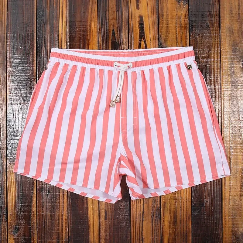 Shorts de bain pour hommes à rayures - Mode et confort