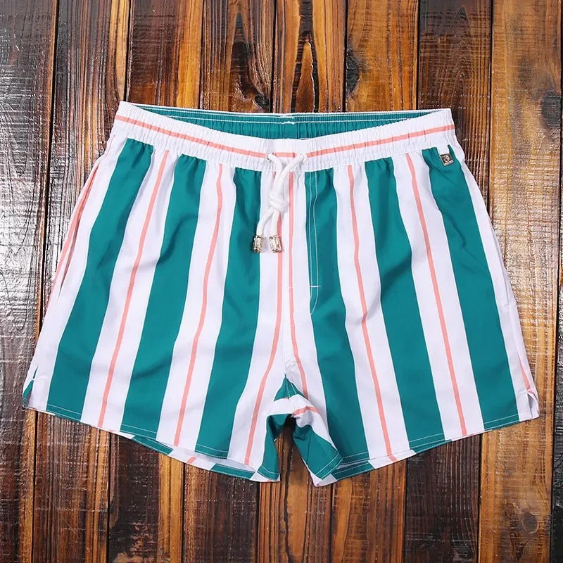 Shorts de bain pour hommes à rayures - Mode et confort