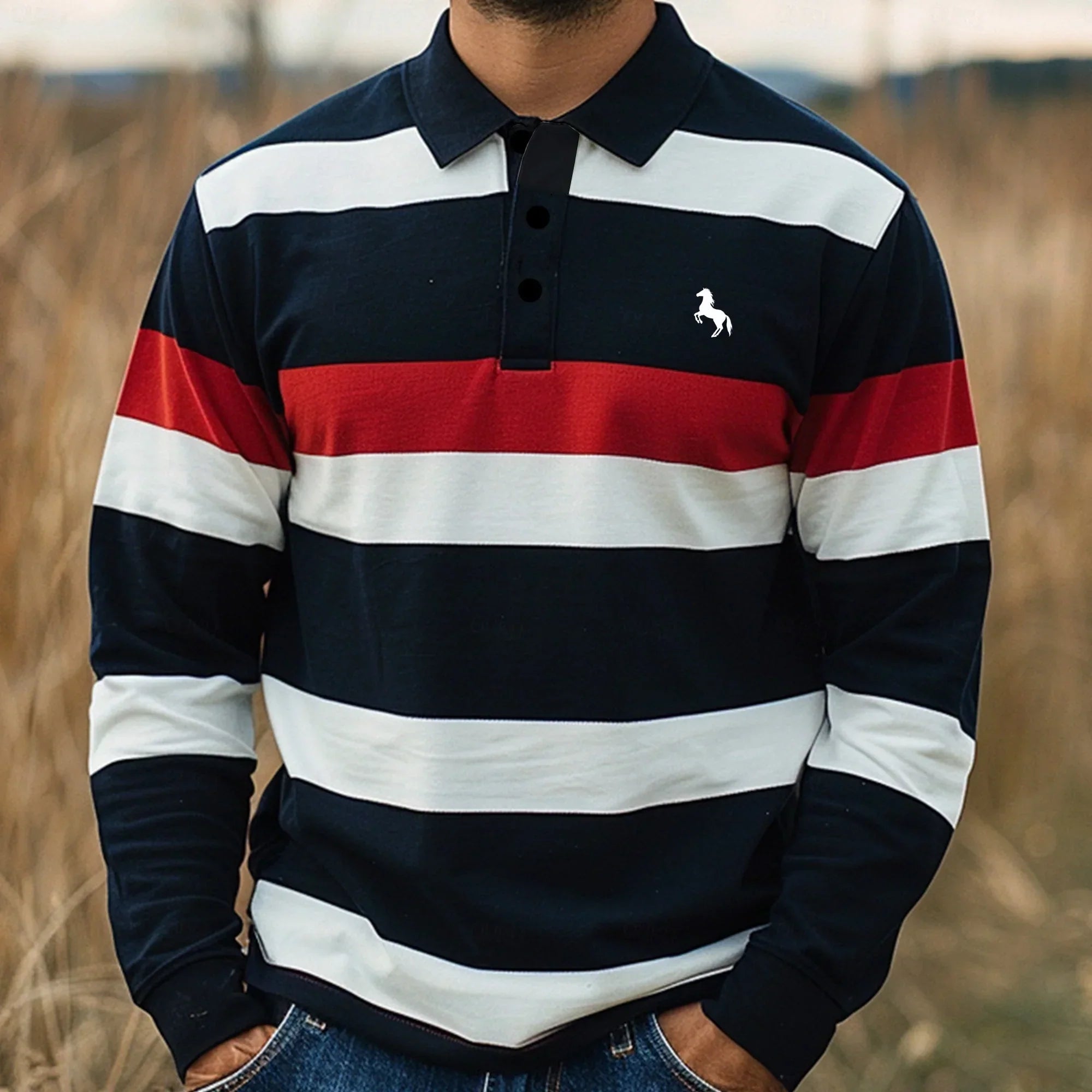 Polo Homme Été Respirant Élégant