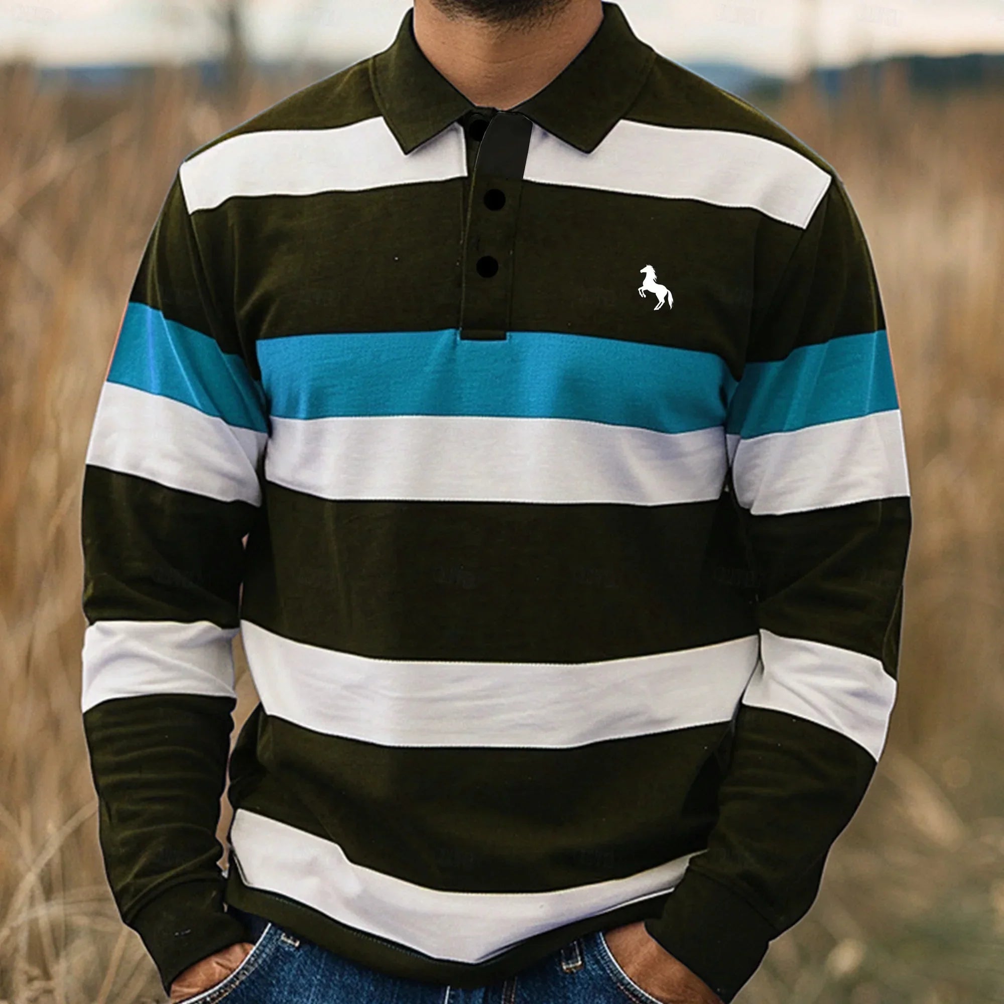 Polo Homme Été Respirant Élégant