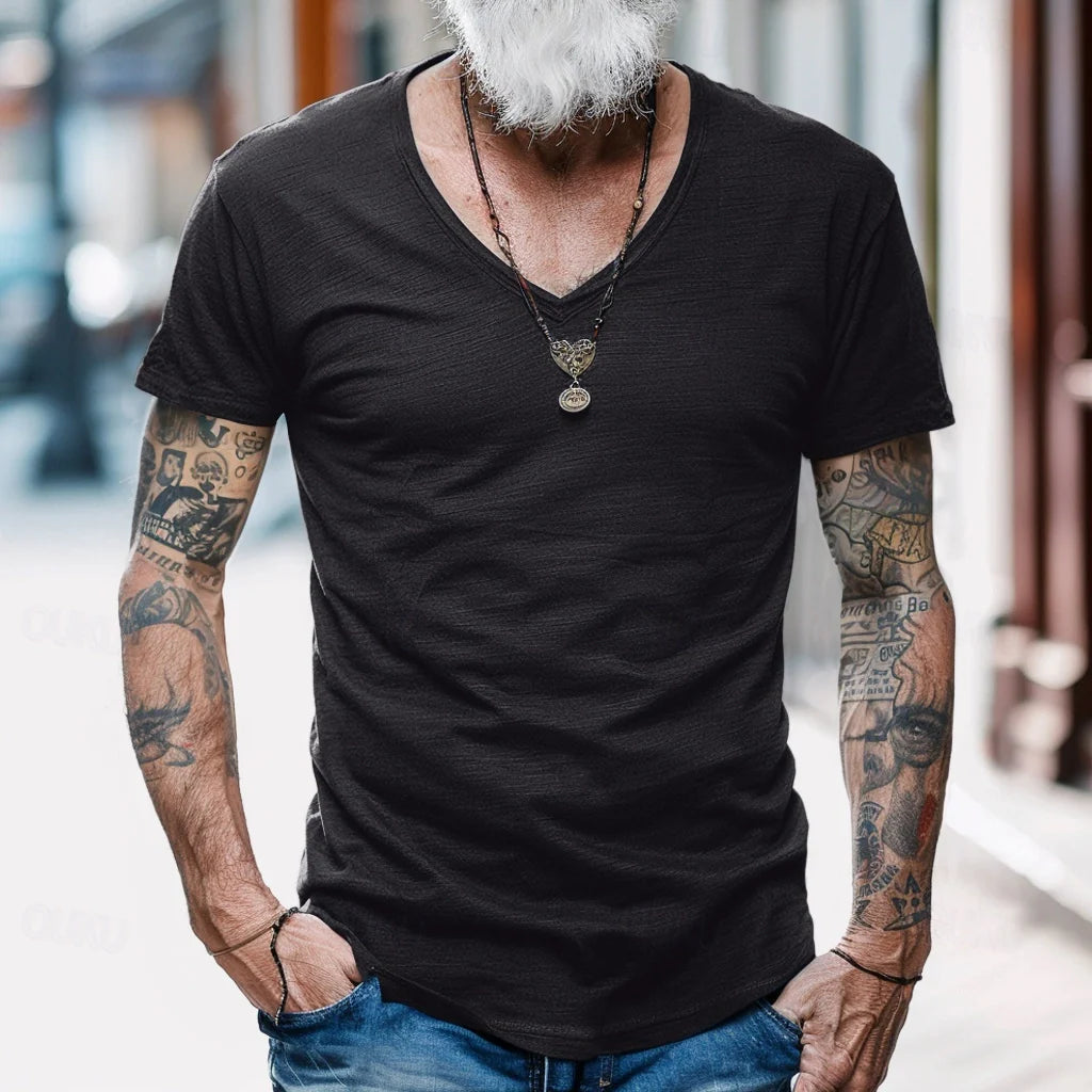 David | T-shirt élégant pour homme été