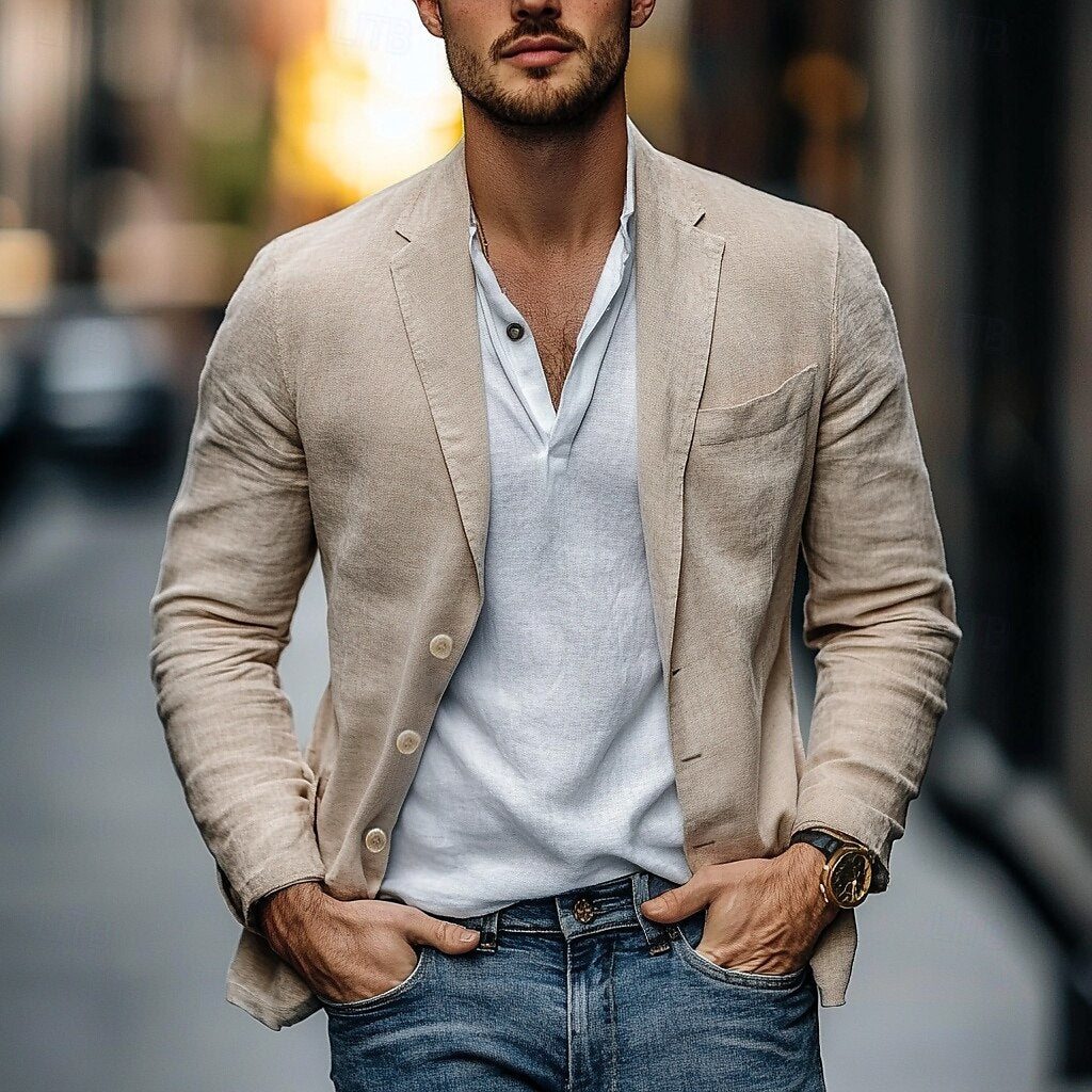 Adrien - Blazer en lin pour l'été