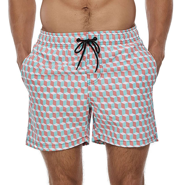 Short de bain homme camouflage séchage rapide doublé