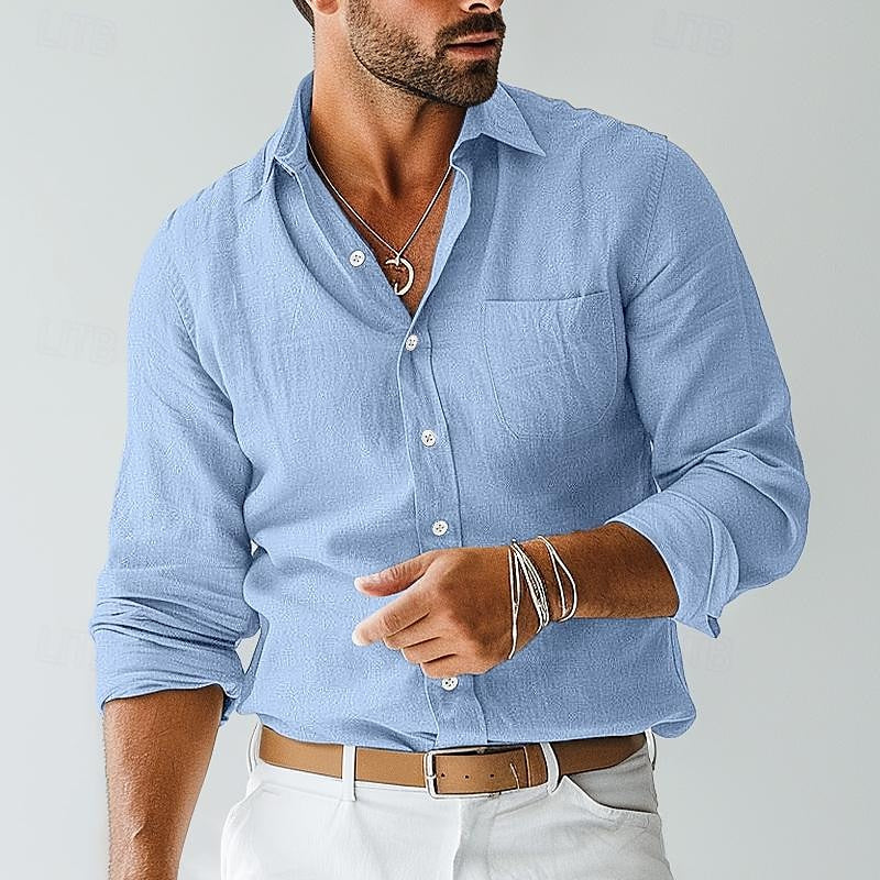 Chemise Légère en Lin d'Été