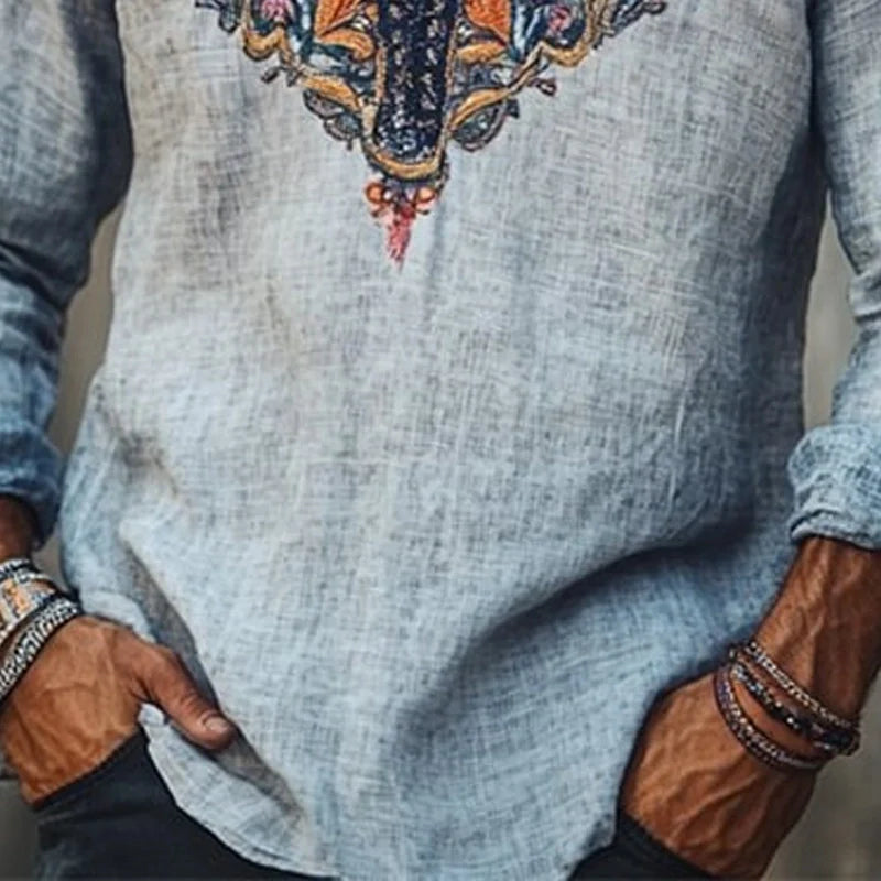 William | Chemise d'été bohème pour homme