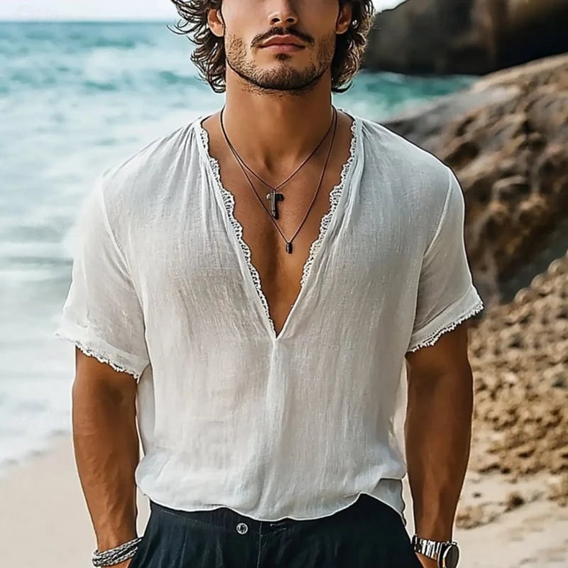Ilian | Chemise d'été bohème pour homme