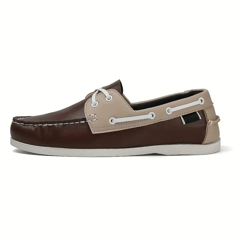 Chaussures bateau rétro pour homme