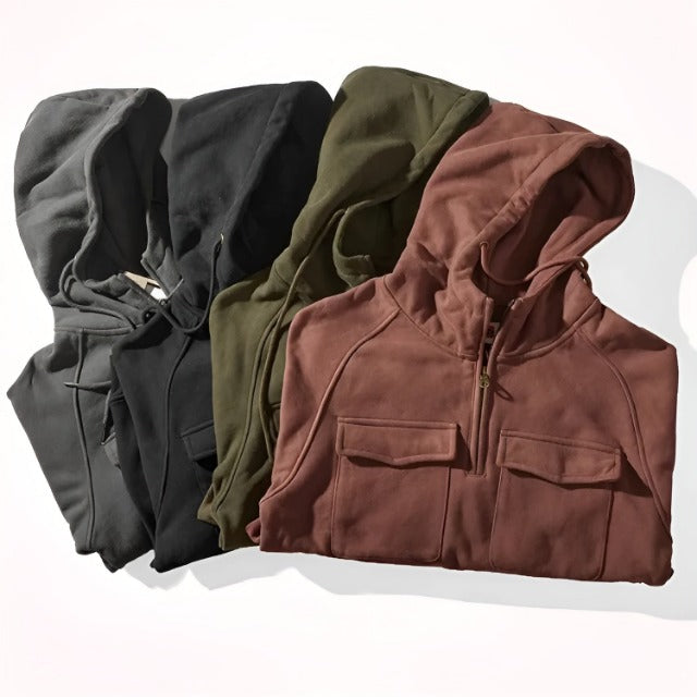 Victor | Sweat à capuche zippé pour hommes