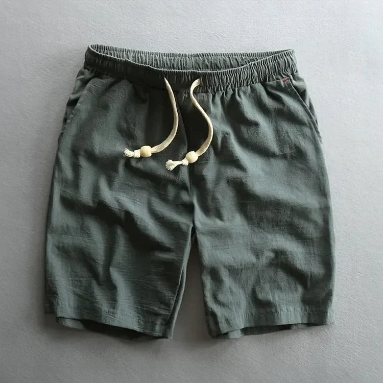 Shorts en Coton Confort à Coupe Relaxée pour Hommes